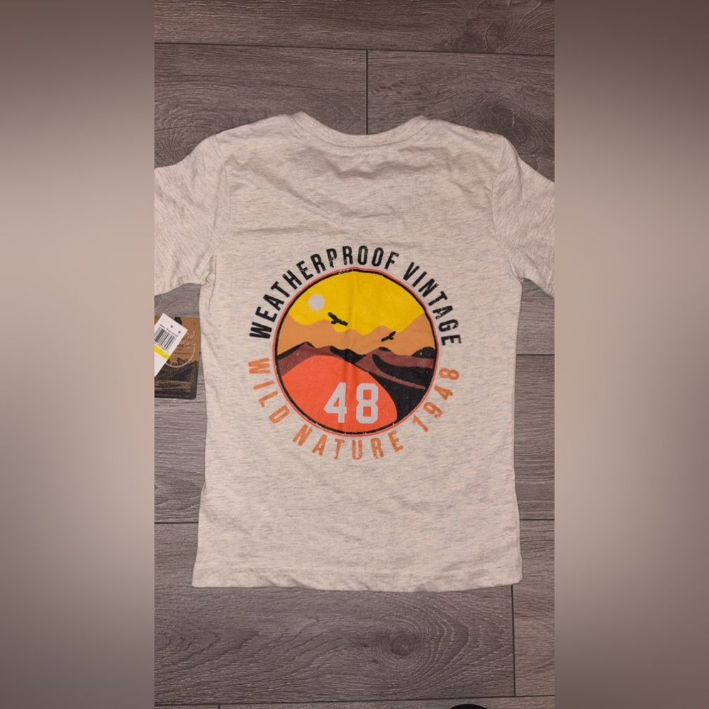Weatherproof Vintage Boys Size Medium 8-10 Tee Shirt Outdoors Wild New W/tags